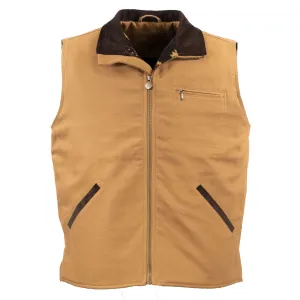 OUTBACK TRADING Sawbuck Canvas Tan Vest (29824-CVS)