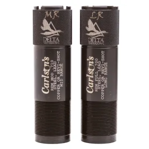 CARLSONS Delta Waterfowl 12Ga Remington MR & LR Extended Choke Tubes, 2-Pack (07260)