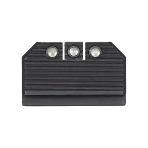 NIGHT FISION Optics Ready Stealth Lower 1/3rd Black/Black Night Sight Set for Glock 17/19/34 with RMR/507c/508t (GLK-001-330-353-ZGZG)