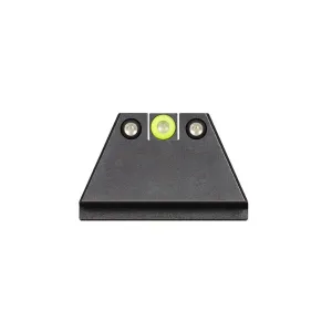 NIGHT FISION Suppressor Height Yellow/Black Night Sight Set for Glock 17/19/34 (GLK-004-003-YGZG)