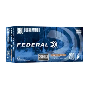 FEDERAL Centerfire Rifle Ammunition 360 Buckhammer 200gr Power-Shok (360BHBS)