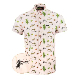 RETRO RIFLE Taco Tuesday Button Down Shirt, XX-Large (TACOTUESDAY-XXL)