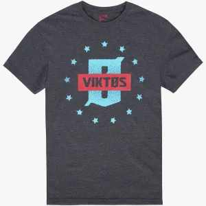 VIKTOS Patriot Shield Charcoal Heather Tee (18160)