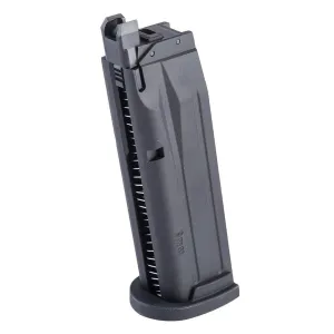 SIG SAUER Proforce M18 Green Gas 6mm 21rd Black Baseplate Airsoft Magazine (AMPF-M18BGG)