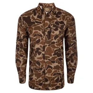 DRAKE Flyweight Old School Long Sleeve Shirt (AD9501-016)