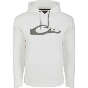 DRAKE LST Silencer Fleece-Lined White Hoodie (DW2880-WHT)