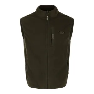 DRAKE Camp Fleece Kalamata Olive Vest (DW1603-KMO)