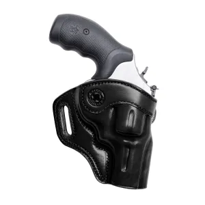 GALCO Revenger Black Belt Holster for Colt Python 3in/Ruger GP100 3in/Smith & Wesson L Frame .44 Special 3in/L Frame M396/L Frame M686 3in (REV192B)