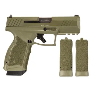 TAURUS GX4 Carry 9mm 3.7in 2x10rd Sniper Green Single-Action Pistol (1-GX4CR94F-10F)