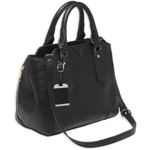 BULLDOG CASES Black Satchel Style Purse w/ Holster (BDP-020)