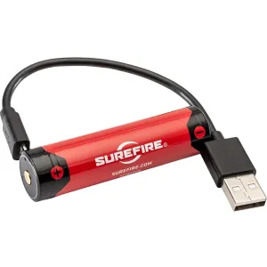 SUREFIRE 18650 Protected 3.5Ah Micro-Usb Rechargeable Li-Ion Battery (SF18650B)