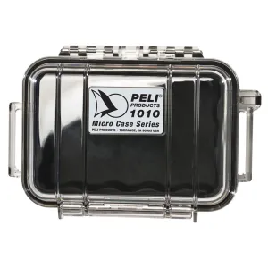 PELICAN 1010 Black/Clear Micro Case (1010-025-100)