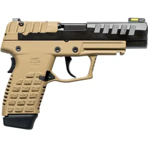 KEL-TEC P15 9mm Luger 4in 15rd Striker-Fired Semi-Automatic Handgun, Tan (P15TAN)