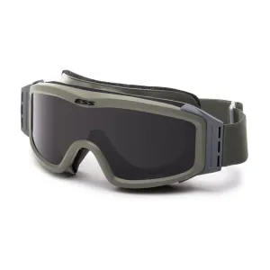 ESS Profile NVG Foliage Green w/ Clear and Smoke Gray Lenses Night Vision Compatible Goggle (740-0501)