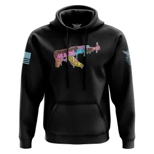 WE THE PEOPLE HOLSTERS Ice Cream AK Black Hoodie (HOODX-K_0222-L-FL)