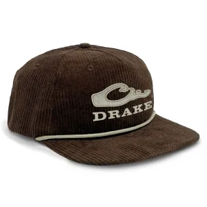 DRAKE X Lost Hat 3D EMB Goat Rope Cord Beaux Brown/Tan OSFM Cap (DH4203-BBT)