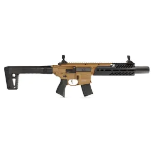SIG SAUER MCX Rattler Canebrake PCP .177 Cal 30rd FDE/Black Air Semi-Auto Rifle (AIR-MCX-CANEBRAKE-PCP)