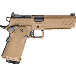 SPRINGFIELD ARMORY 1911 DS Prodigy 9mm 5in 10rd Coyote Brown Pistol (PH9119AOSCBLC)