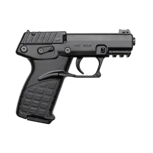 KEL-TEC P17 22LR 3.8in 3 Mag 10rd Single-Action Semi-Automatic Pistol, Matte Black (P17BBLK10)