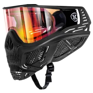 HK ARMY HSTL Skull Death Black Paintball Goggle/Airsoft Mask with Fire Thermal Lens (77100350)