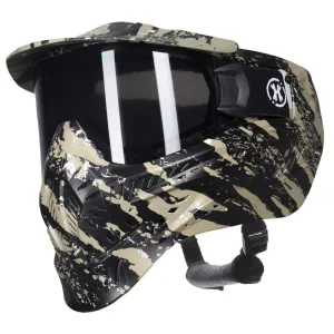 HK ARMY HSTL ?Fracture Black/Tan Paintball Mask with Smoke Thermal Lens (77100008)