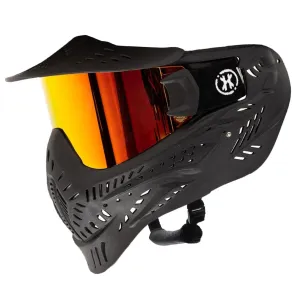 HK ARMY HSTL Black Paintball Mask with Fire Thermal Lens (77100104)