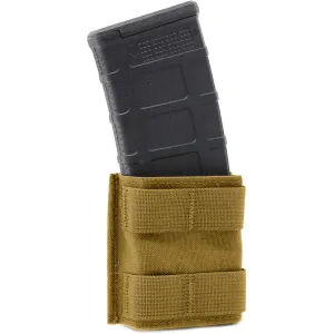 ESSTAC Single 5.56 Shorty KYWI 2x Fight Light Malice Coyote Brown Mag Pouch w/ Webbing (556.S.S-2xFLM-COY)