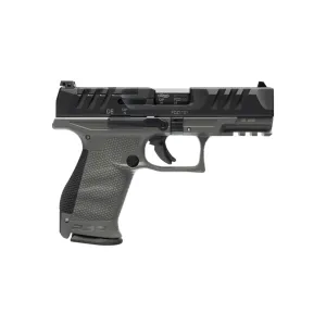 WALTHER PDP Compact 9mm 4in Two-Tone Gray Frame Optic Ready Semi-Auto Pistol (2858436)