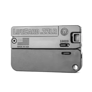 TRAILBLAZER FIREARMS .22LR 2.5in 1rd Black All-Aluminum LifeCard (LC1)
