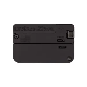 TRAILBLAZER FIREARMS .22WMR 2.5in 1rd Black All-Aluminum LifeCard (LC2)