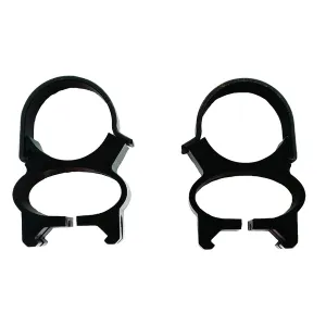 WEAVER See-Thru 1in Matte Scope Rings (49523)