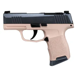 SIG SAUER Shark Coast Tactical P365 Peach Fuzz 9mm 3.1in 10rd Semi-Auto Pistol (SIG 300226040022)