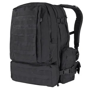 CONDOR OUTDOOR 3 Day Assault Black Backpack (125-002)