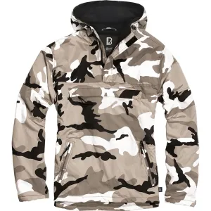 BRANDIT INDIVIDUAL WEAR Men's Windbreaker Urban Fleece-Lined Quarter Zip Pullover (3001-12015)