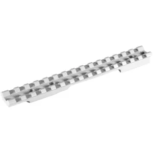 EVOLUTION GUN WORKS Silver Short Action 0 MOA Picatinny Rail Scope Mount for Remington 700/722/40x (40010)