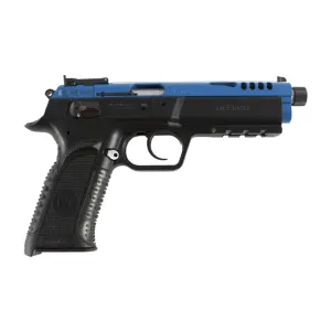 TANFOGLIO Force TB 22L 4.9in Threaded Barrel 1+10rd Blue Steel Slide Pistol (TF-FORCE-22TB)