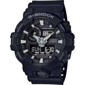 CASIO Men's G-Shock Black Watches (GA700-1B)