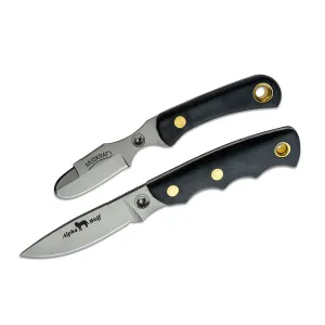 KNIVES OF ALASKA Alpha Wolf D2/Muskrat Combo Set (00362FG)