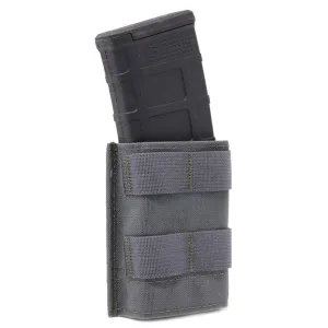ESSTAC Single 5.56 Wolf Grey Midlength KYWI Pouch with Webbing (556.S.M-WG)