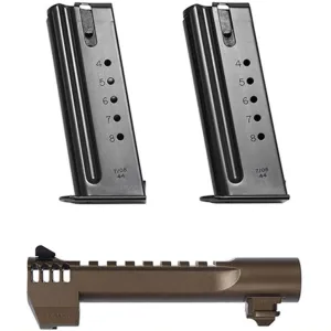 MAGNUM RESEARCH .44 Magnum 6in Burnt Bronze Cerakote Conversion Kit w/ Integral Muzzle Brake Fits Desert Eagle (BMCP446BBIMB)