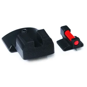 TAG PRECISION TSH TAC Fiber Optic Sights for Novak Government 10mm Auto/45 ACP (061BE061PN)