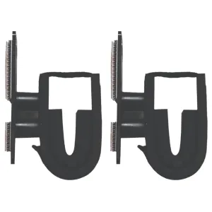 RUGGED GEAR Dual Lock Black Metal Gun Mount (10030)