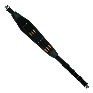 Grovtec US Inc GTSL30 Premium Padded Black Rifle Ammo Sling (GTSL30)