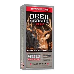 WINCHESTER AMMO Deer Season XP 400 Legend 190Gr 20rd Box Rifle Ammo (X400DS)