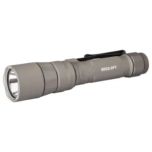 SUREFIRE EDC2-DFT Turbo 18650/123 Hard Anodized Tan Everyday Carry Light (EDC2-DFT-TN)