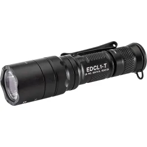SUREFIRE EDCL1-T Dual-Output Black 5/500 Lumens Everyday Carry Light 1 Flashlight  (EDCL1-T)