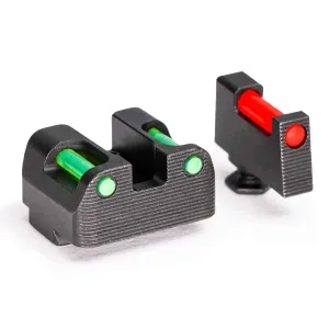 TAG PRECISION TSF OR Fiber Optic Sights for Glock 9mm/.40 S&W (003BE003BG)