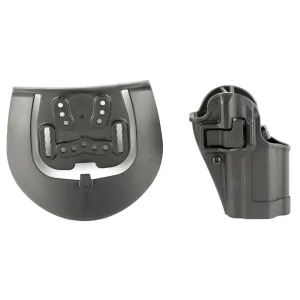BLACKHAWK SERPA CQC Concealment Holster with Belt and Paddle Attachment, Fits HK VP9/40, Right Hand, Matte Black 410579BK-R