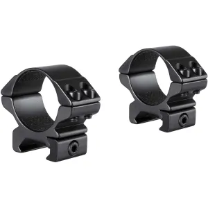 HAWKE Match Weaver 30mm Low 2pc Black Riflescope Ring Mounts (22115)