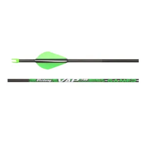 VICTORY ARCHERY VAP Gamer 200 Fletched 6-Pack Arrow Shaft (VAPG-200FB-6)